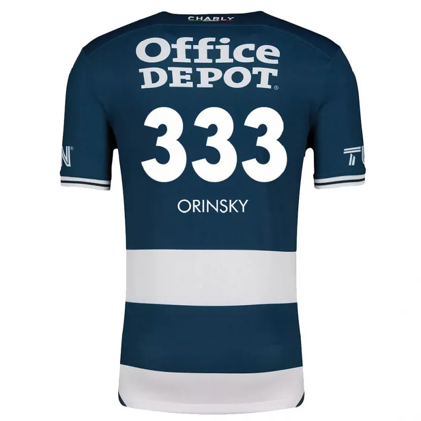 Danxen Homem Camisola Edson Orinsky #333 Branco Azulado Principal 2024/25 Camisa