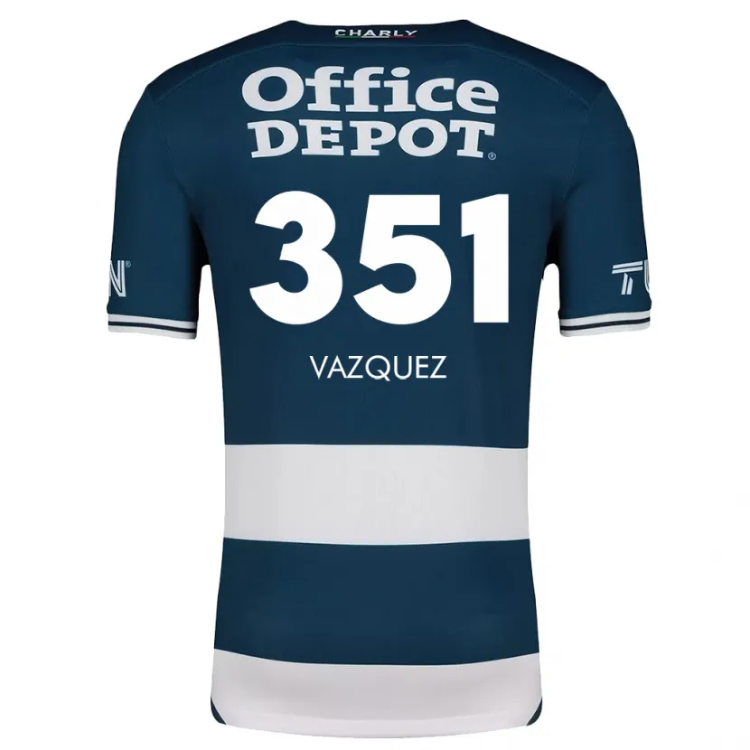 Danxen Homem Camisola Maximo Vázquez #351 Branco Azulado Principal 2024/25 Camisa