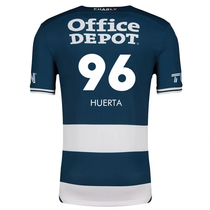 Danxen Homem Camisola Edwin Huerta #96 Branco Azulado Principal 2024/25 Camisa