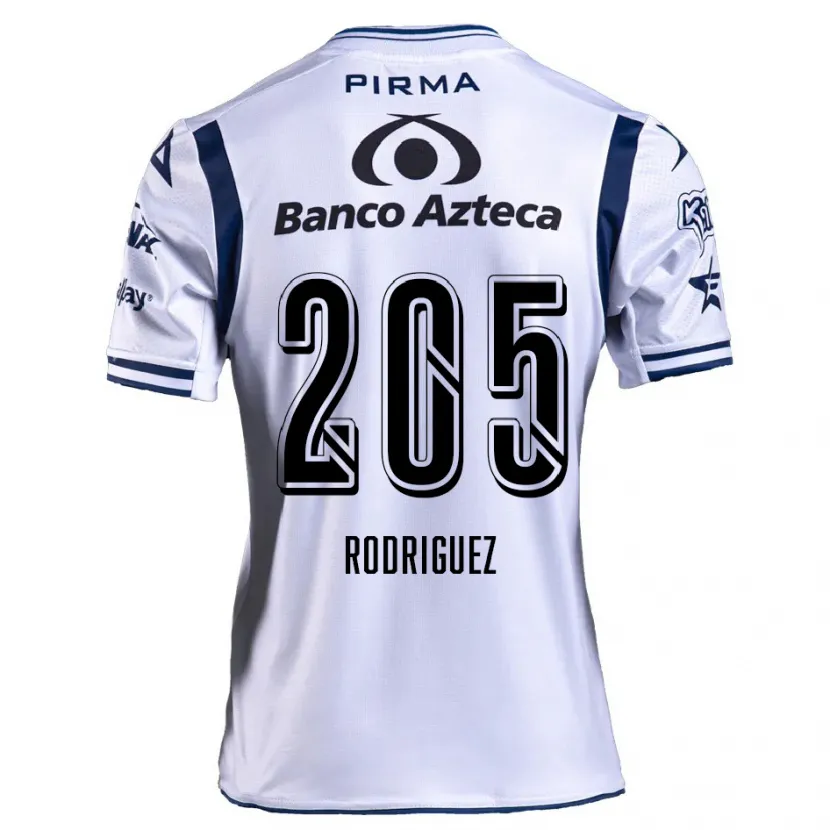 Danxen Homem Camisola Alberto Rodríguez #205 Branco Azul Marinho Principal 2024/25 Camisa