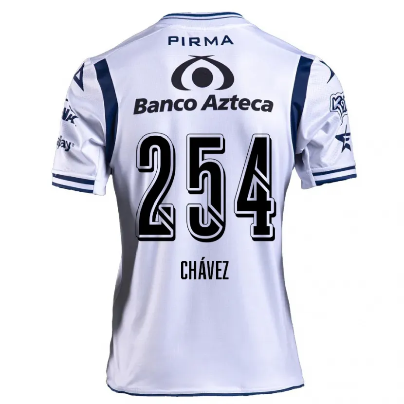 Danxen Homem Camisola José Chávez #254 Branco Azul Marinho Principal 2024/25 Camisa