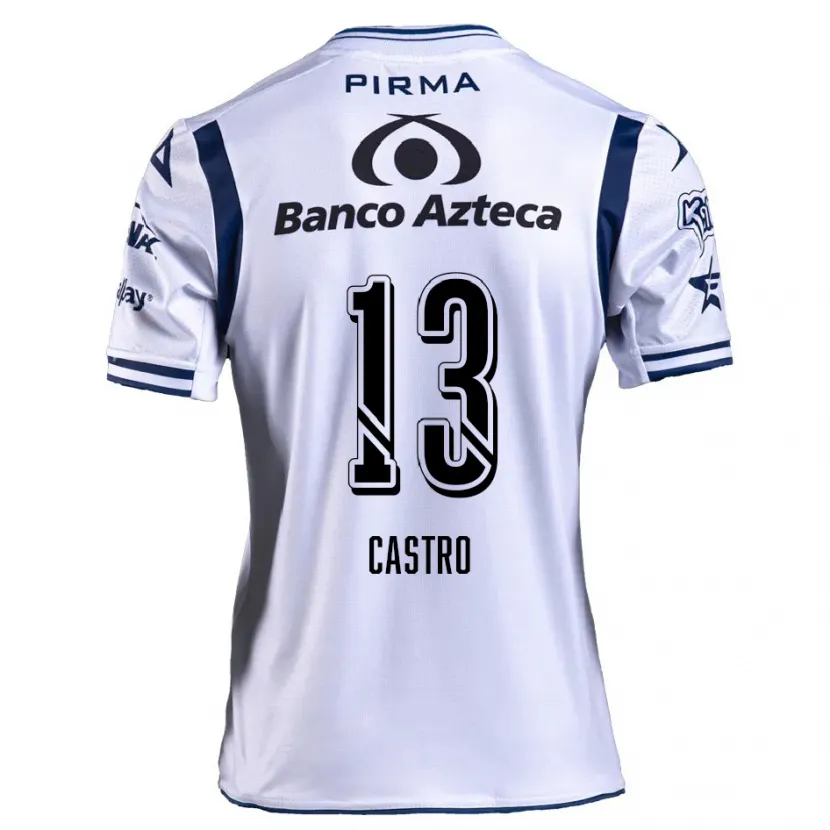 Danxen Homem Camisola Mariam Castro #13 Branco Azul Marinho Principal 2024/25 Camisa