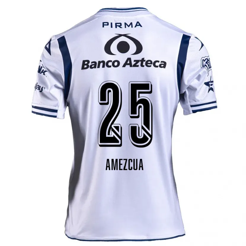 Danxen Homem Camisola Mariana Amezcua #25 Branco Azul Marinho Principal 2024/25 Camisa