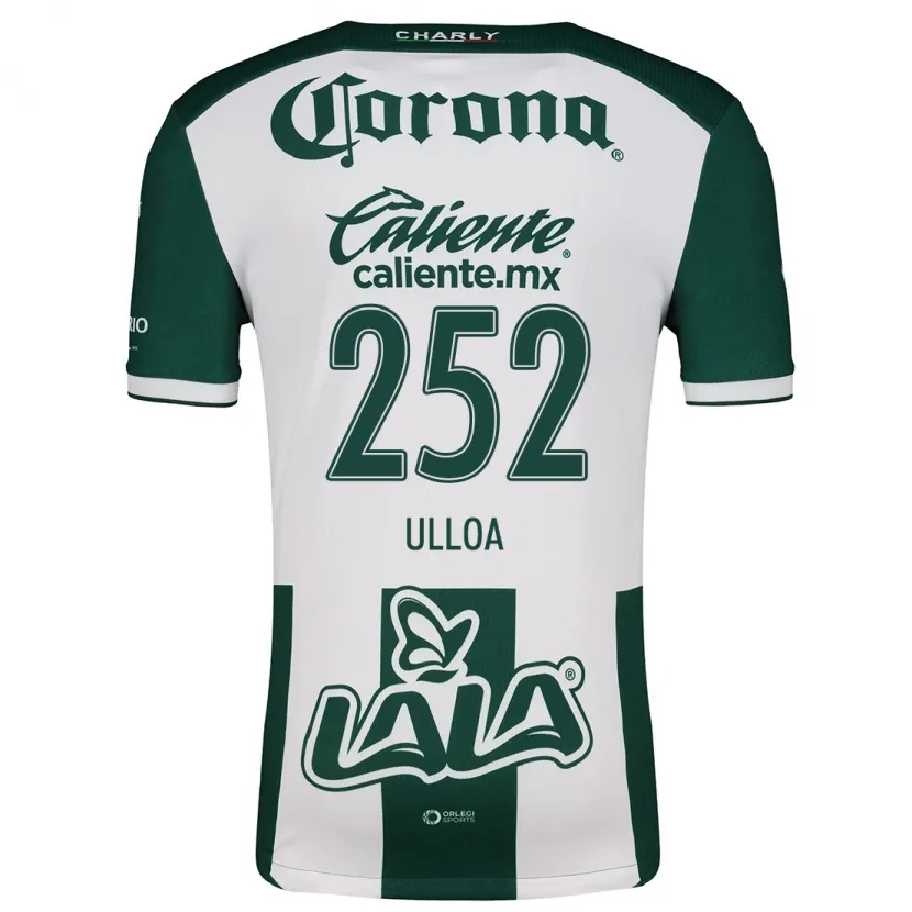 Danxen Homem Camisola José Ulloa #252 Verde Branco Principal 2024/25 Camisa