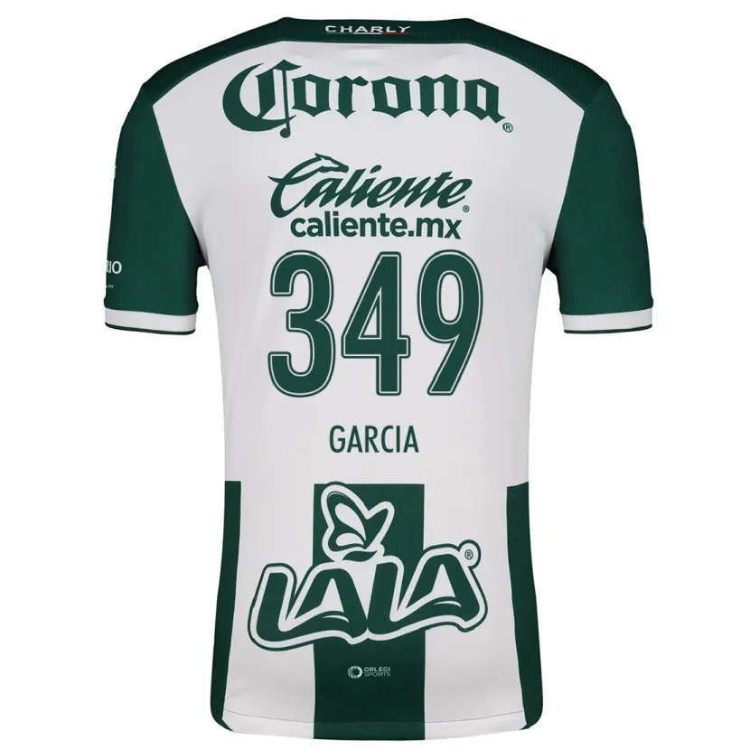 Danxen Homem Camisola Diego García #349 Verde Branco Principal 2024/25 Camisa