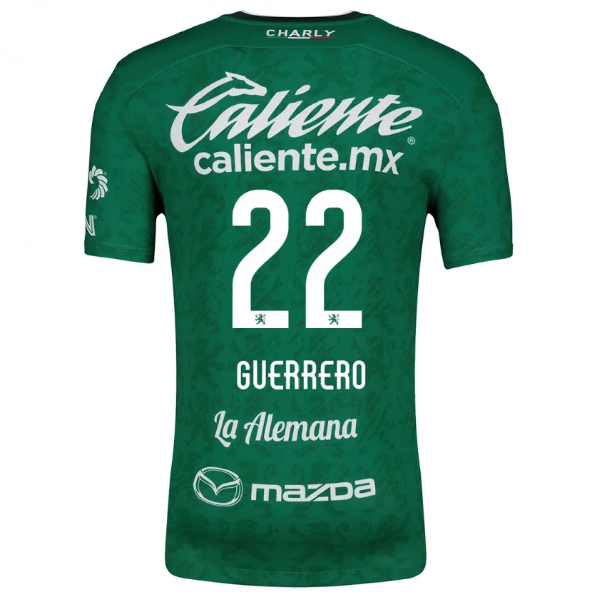 Danxen Homem Camisola África Guerrero #22 Verde Branco Principal 2024/25 Camisa