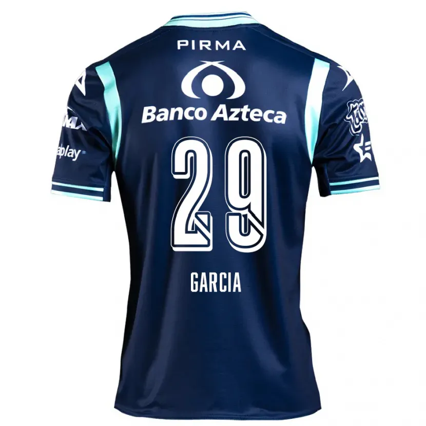 Danxen Homem Camisola Emiliano García #29 Azul-Marinho Alternativa 2024/25 Camisa