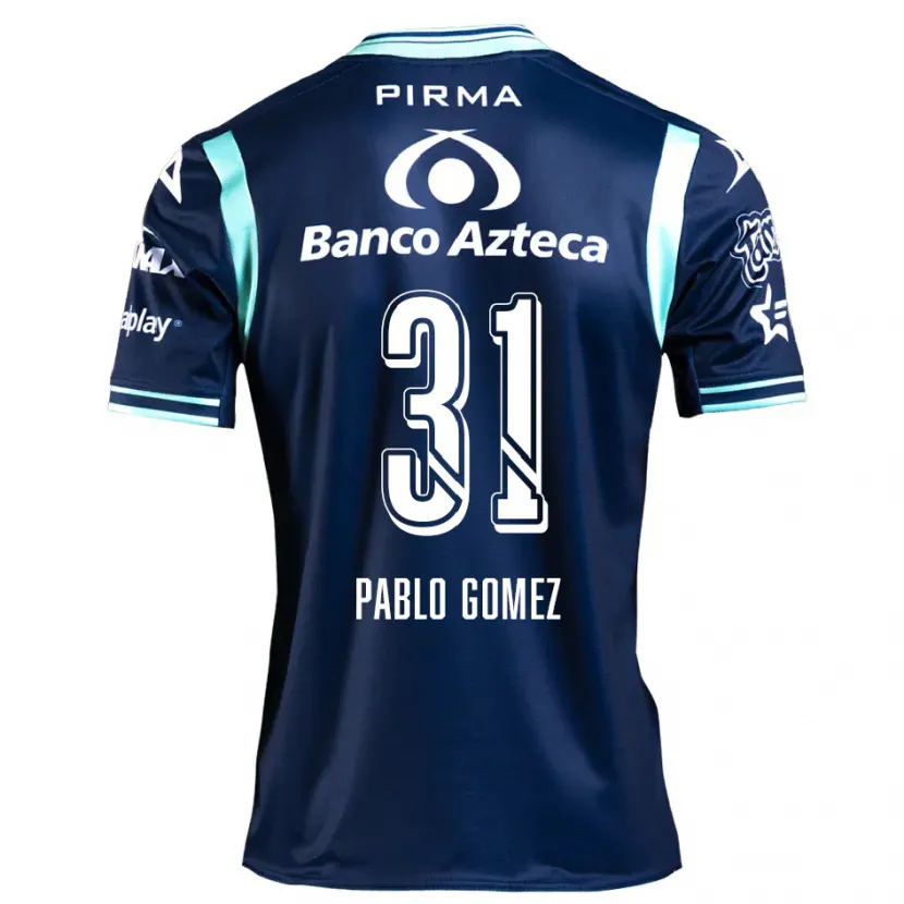 Danxen Homem Camisola Juan Pablo Gómez #31 Azul-Marinho Alternativa 2024/25 Camisa