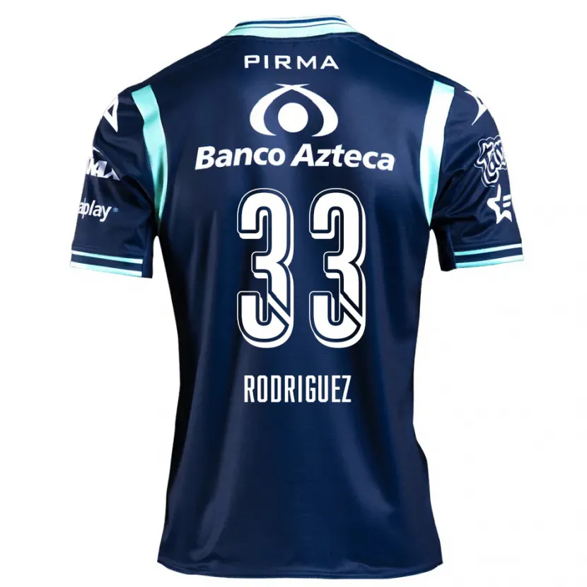 Danxen Homem Camisola Jorge Rodríguez #33 Azul-Marinho Alternativa 2024/25 Camisa