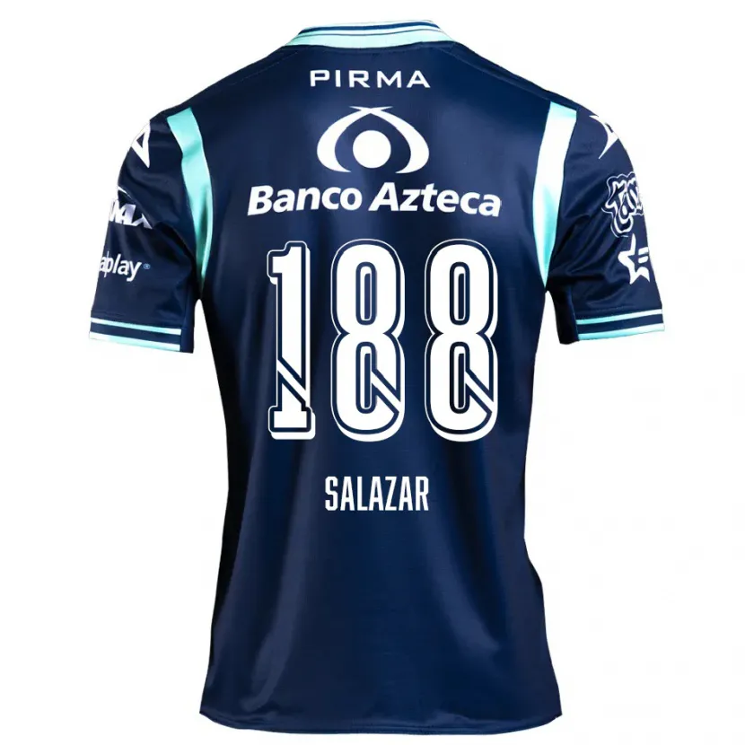 Danxen Homem Camisola Ronaldo Salazar #188 Azul-Marinho Alternativa 2024/25 Camisa