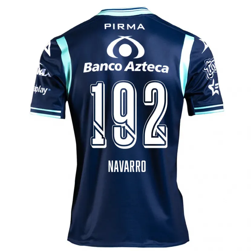 Danxen Homem Camisola Eduardo Navarro #192 Azul-Marinho Alternativa 2024/25 Camisa