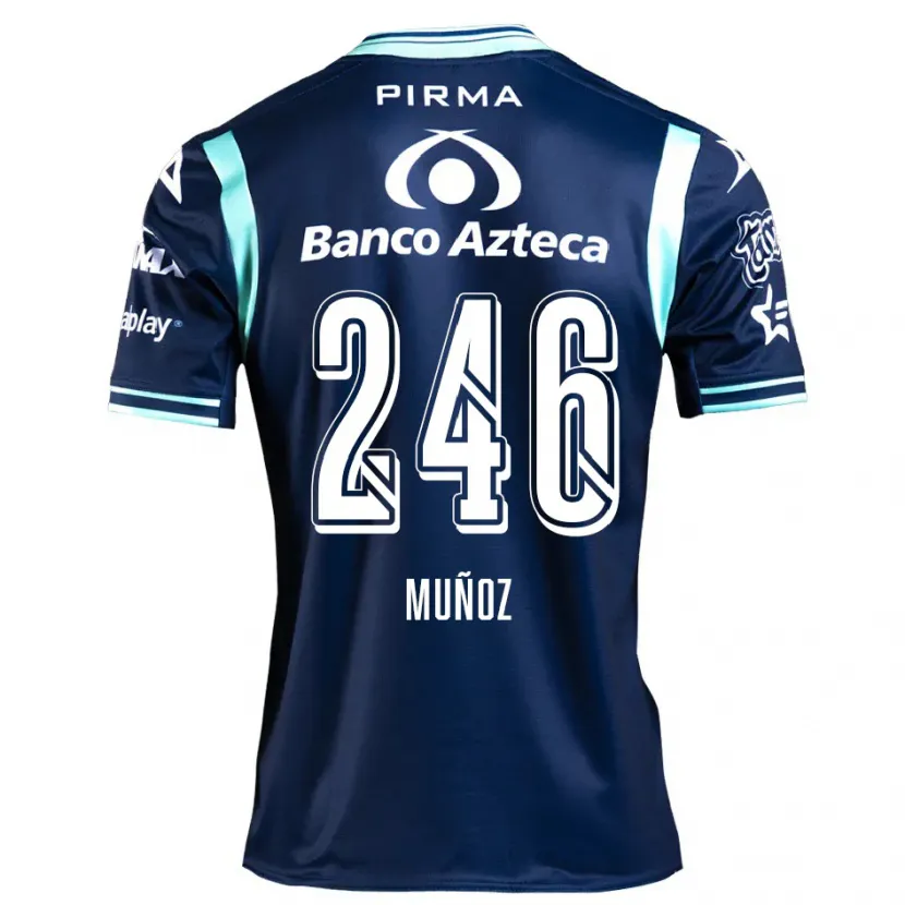 Danxen Homem Camisola Zamier Muñoz #246 Azul-Marinho Alternativa 2024/25 Camisa