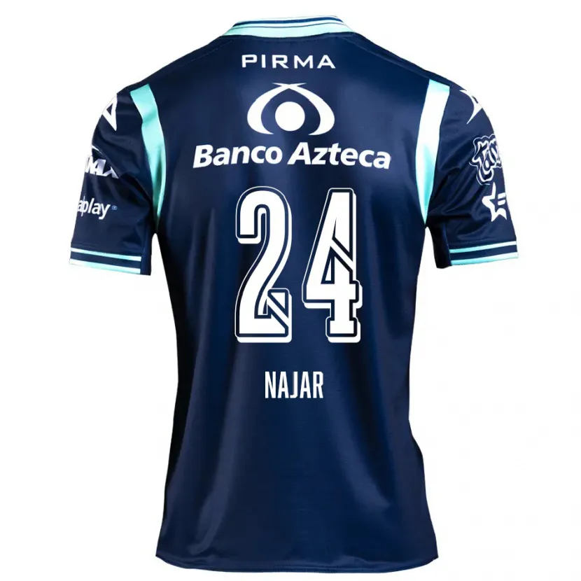 Danxen Homem Camisola Ivonne Najar #24 Azul-Marinho Alternativa 2024/25 Camisa