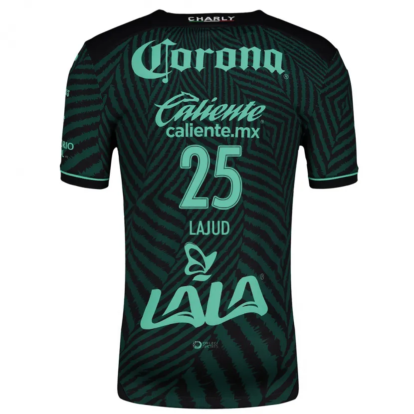 Danxen Homem Camisola Gibrán Lajud #25 Preto Verde Alternativa 2024/25 Camisa