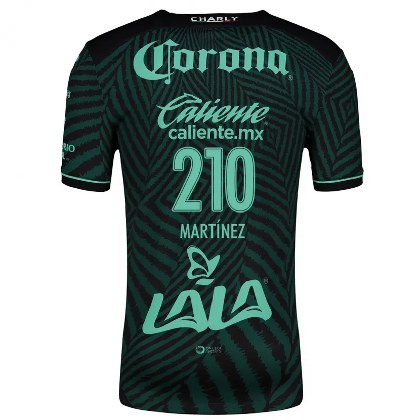 Danxen Homem Camisola André Martínez #210 Preto Verde Alternativa 2024/25 Camisa