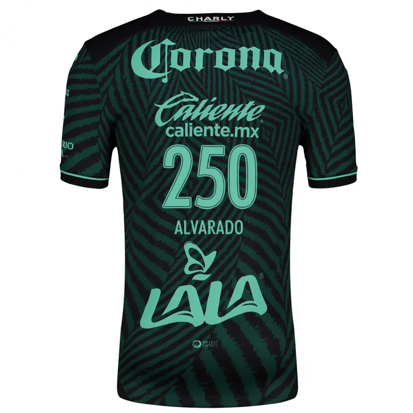 Danxen Homem Camisola Edwin Alvarado #250 Preto Verde Alternativa 2024/25 Camisa