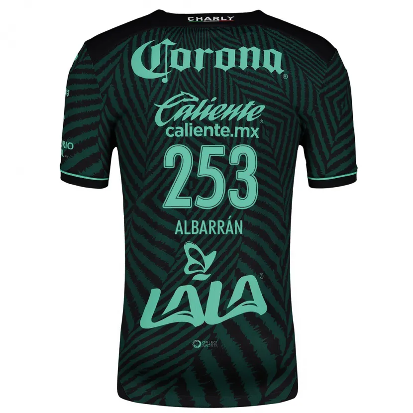 Danxen Homem Camisola Rodrigo Albarrán #253 Preto Verde Alternativa 2024/25 Camisa