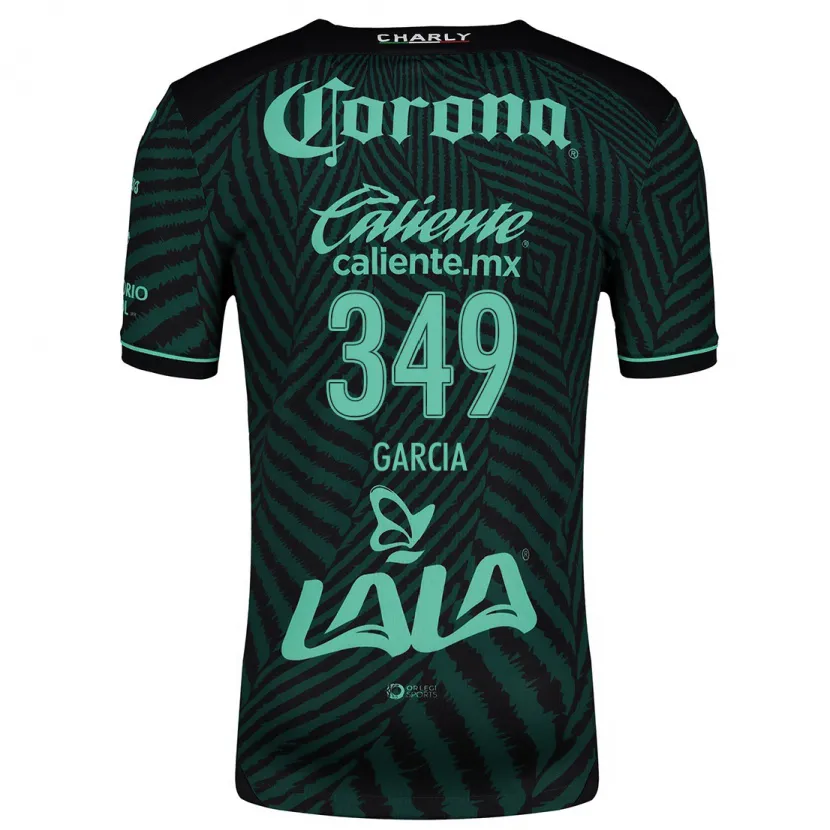 Danxen Homem Camisola Diego García #349 Preto Verde Alternativa 2024/25 Camisa