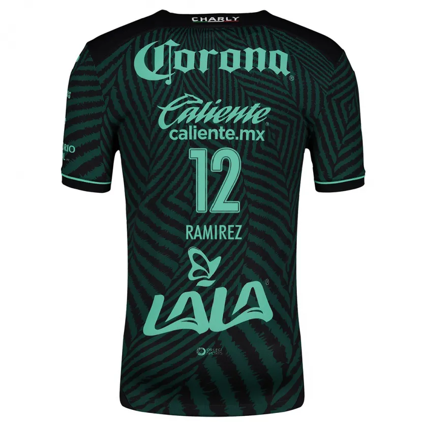 Danxen Homem Camisola Santiago Ramírez #12 Preto Verde Alternativa 2024/25 Camisa