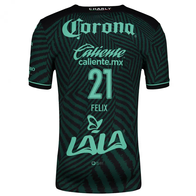 Danxen Homem Camisola Judith Félix #21 Preto Verde Alternativa 2024/25 Camisa