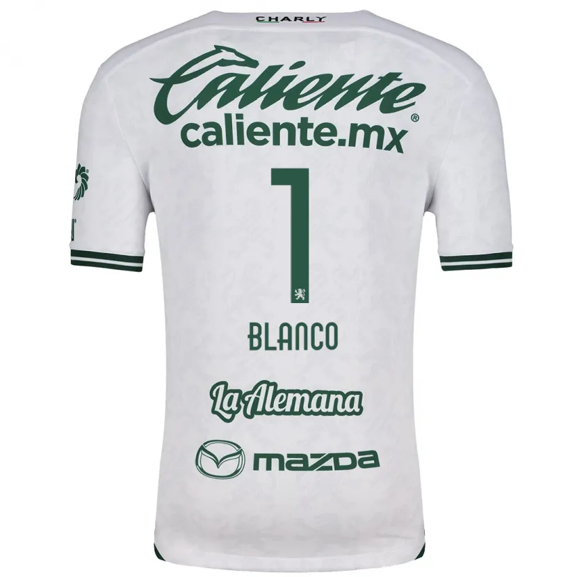Danxen Homem Camisola Alfonso Blanco #1 Branco Verde Alternativa 2024/25 Camisa