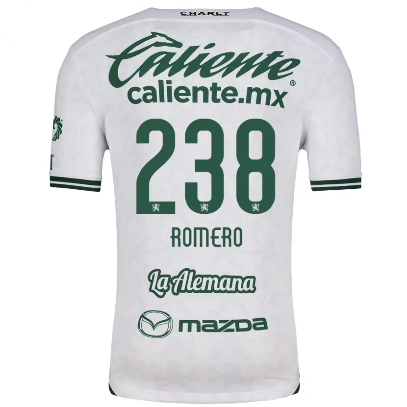 Danxen Homem Camisola Paulo Romero #238 Branco Verde Alternativa 2024/25 Camisa