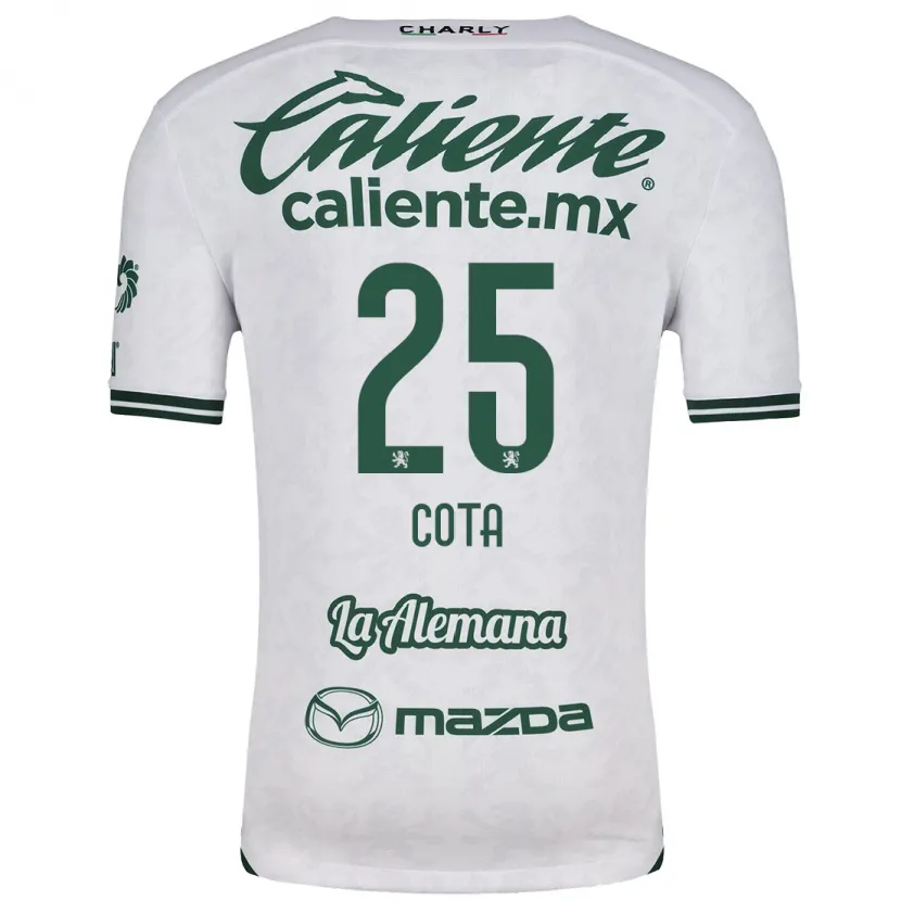 Danxen Homem Camisola Renatta Cota #25 Branco Verde Alternativa 2024/25 Camisa