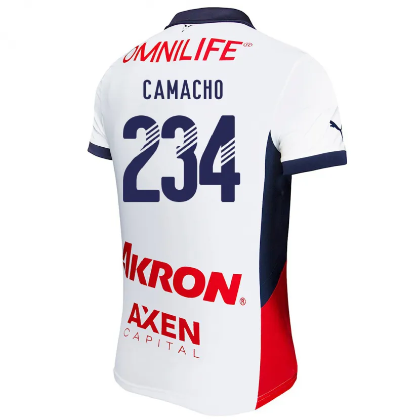 Danxen Homem Camisola Xandor Camacho #234 Branco Vermelho Azul Alternativa 2024/25 Camisa