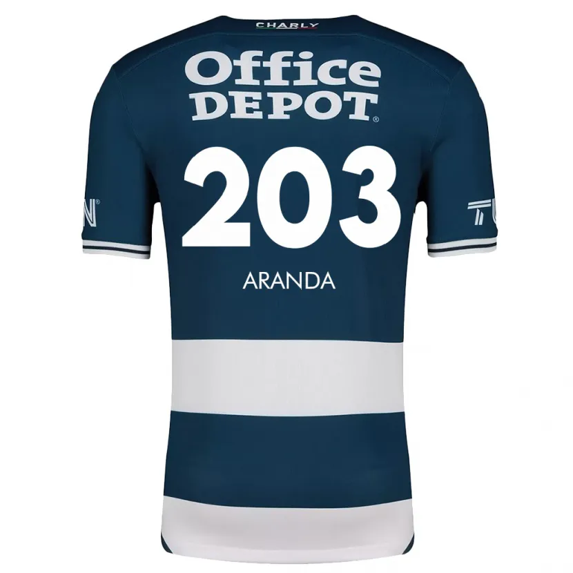 Danxen Mulher Camisola Juan Aranda #203 Branco Azulado Principal 2024/25 Camisa