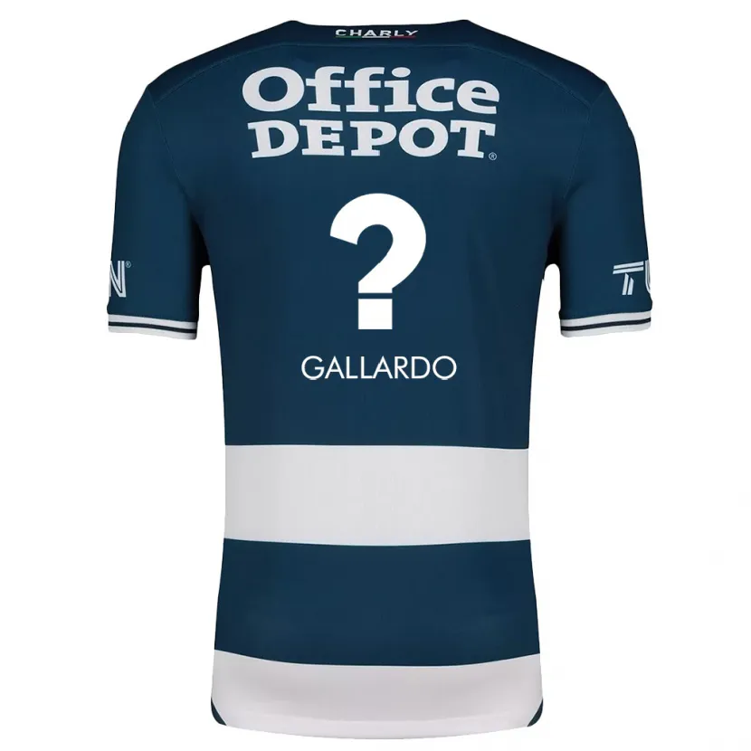 Danxen Mulher Camisola Héctor Gallardo #0 Branco Azulado Principal 2024/25 Camisa