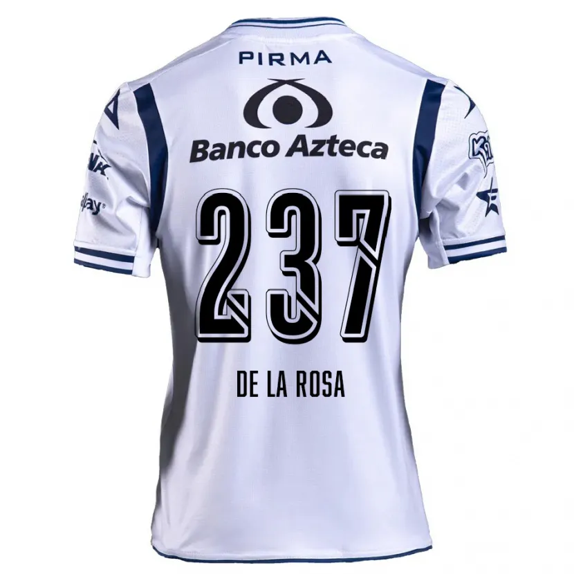 Danxen Mulher Camisola Álvaro De La Rosa #237 Branco Azul Marinho Principal 2024/25 Camisa