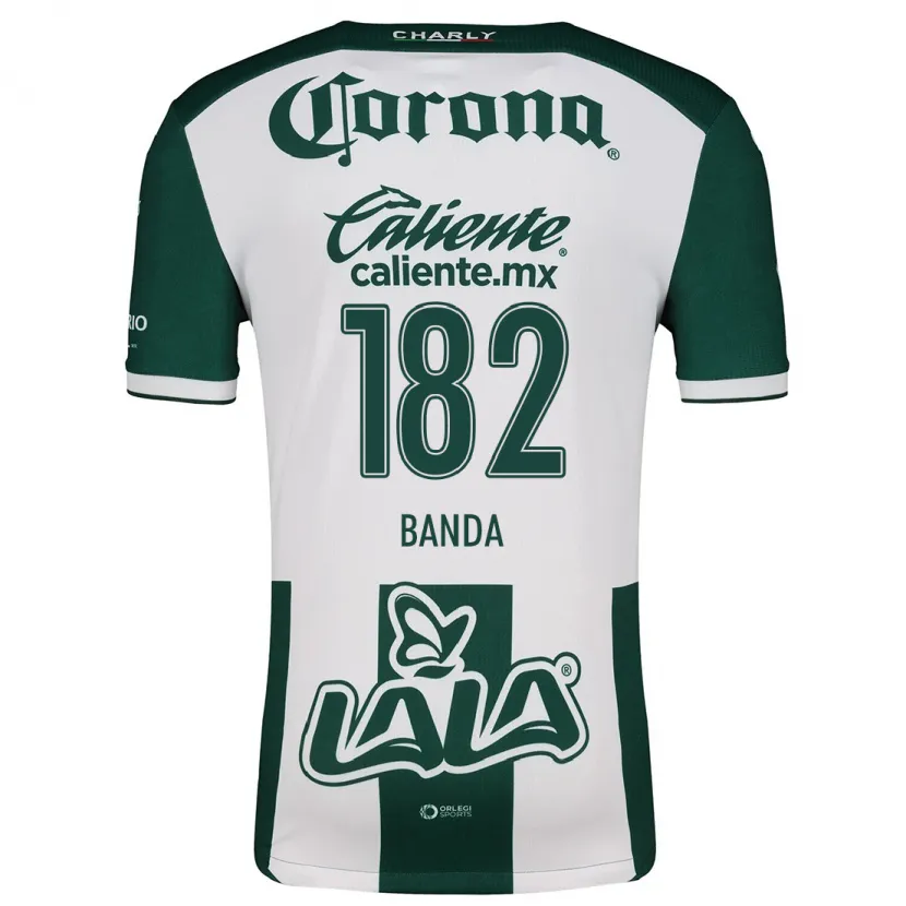 Danxen Mulher Camisola Iker Banda #182 Verde Branco Principal 2024/25 Camisa