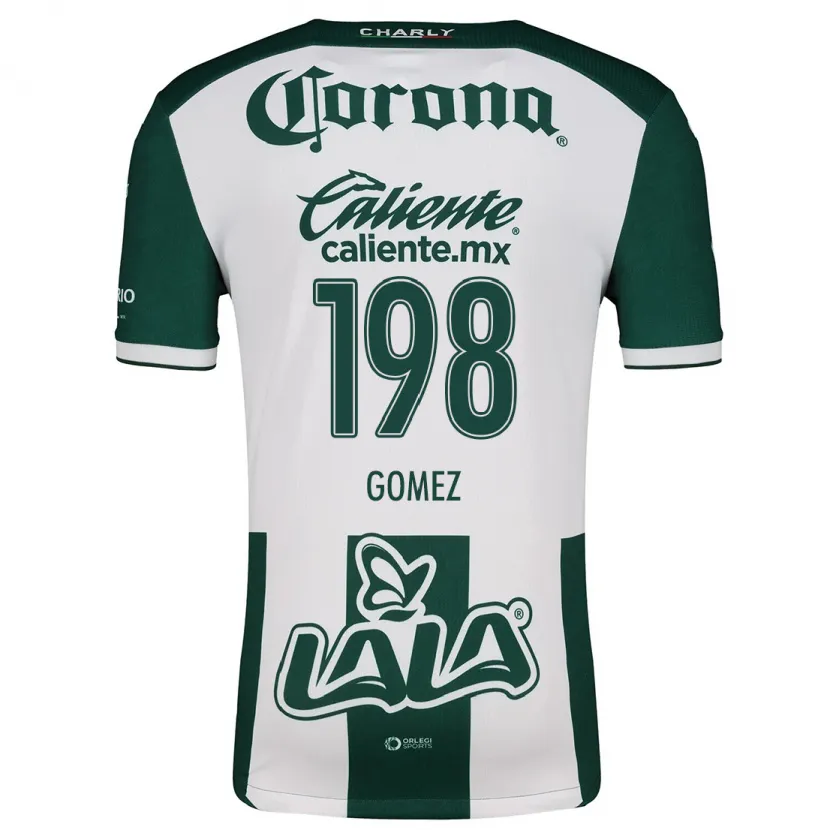 Danxen Mulher Camisola Isaác Gómez #198 Verde Branco Principal 2024/25 Camisa
