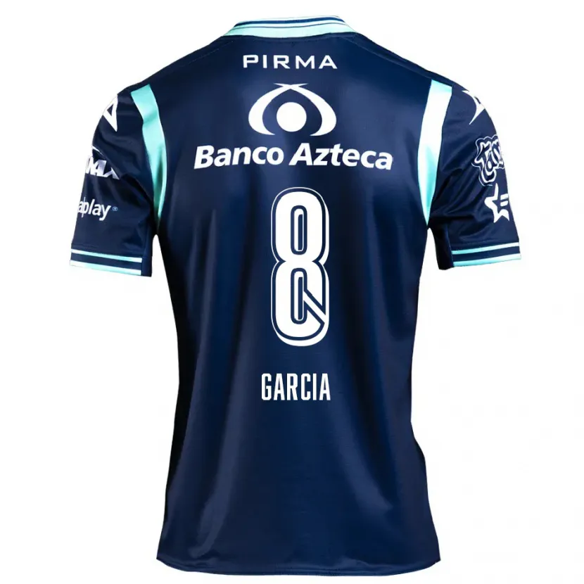 Danxen Mulher Camisola Luis García #8 Azul-Marinho Alternativa 2024/25 Camisa