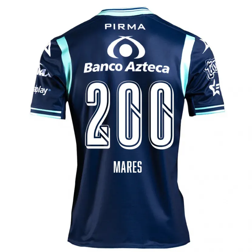 Danxen Mulher Camisola Cristian Mares #200 Azul-Marinho Alternativa 2024/25 Camisa