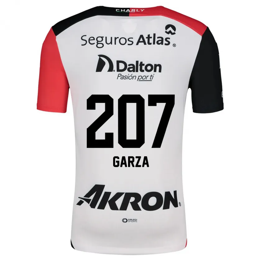 Danxen Mulher Camisola Rodolfo Garza #207 Branco Vermelho Preto Alternativa 2024/25 Camisa