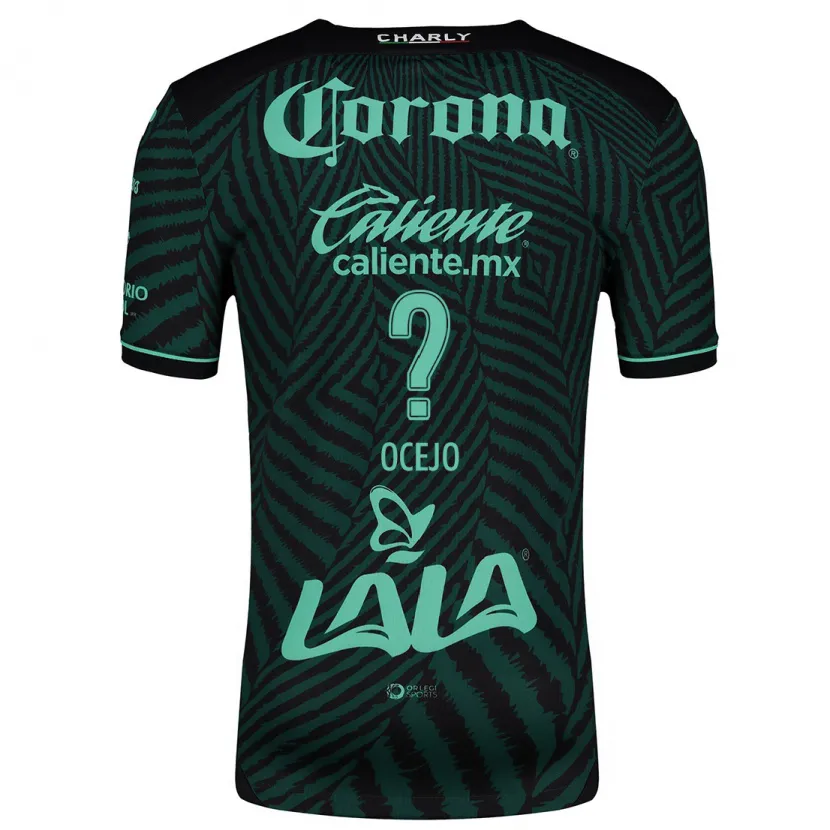Danxen Mulher Camisola Jesús Ocejo #0 Preto Verde Alternativa 2024/25 Camisa