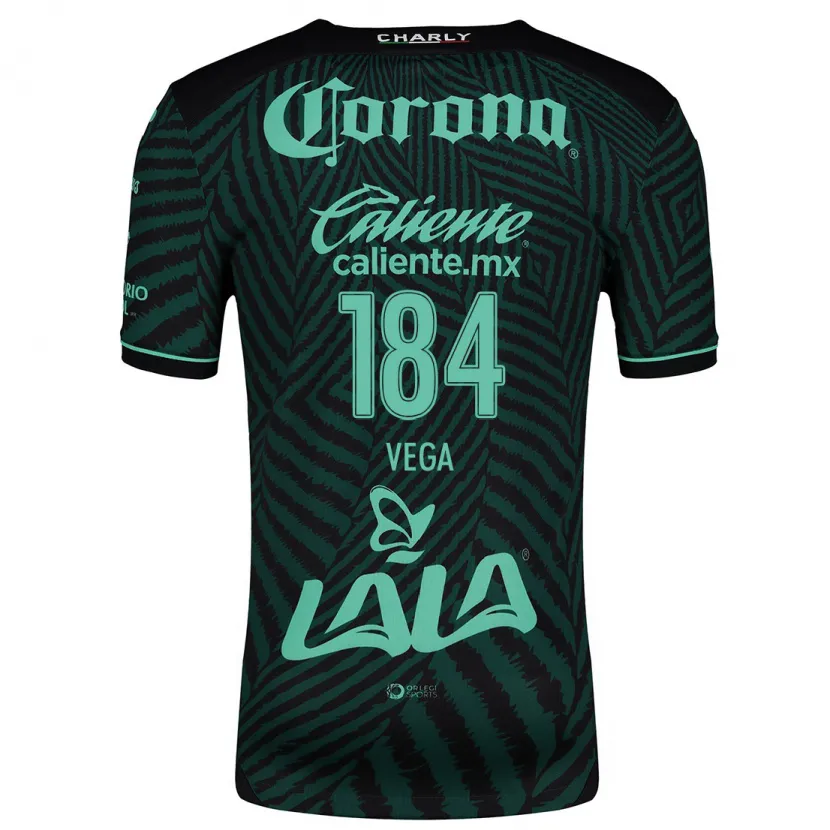 Danxen Mulher Camisola Luis Vega #184 Preto Verde Alternativa 2024/25 Camisa
