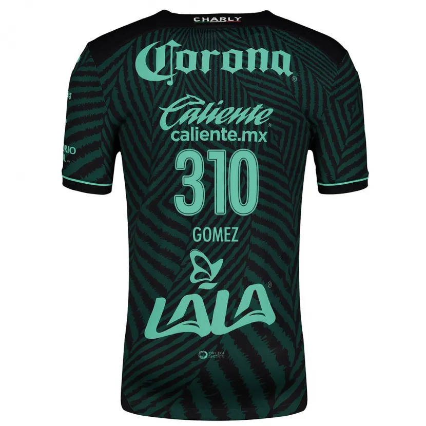 Danxen Mulher Camisola Luis Gómez #310 Preto Verde Alternativa 2024/25 Camisa