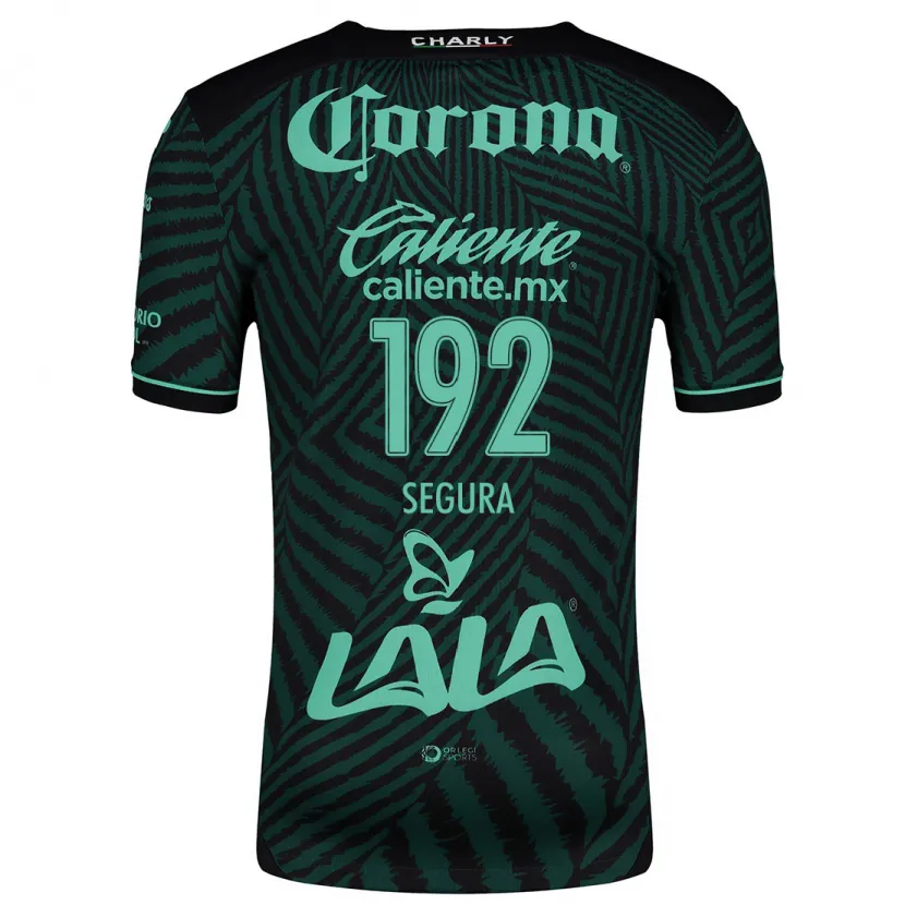 Danxen Mulher Camisola Gustavo Segura #192 Preto Verde Alternativa 2024/25 Camisa