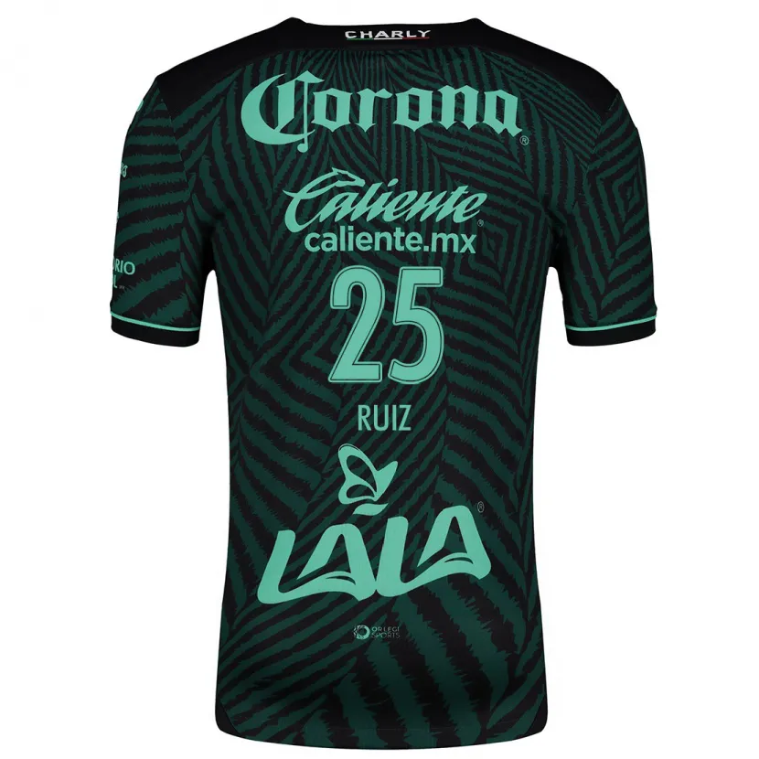 Danxen Mulher Camisola Michel Ruíz #25 Preto Verde Alternativa 2024/25 Camisa