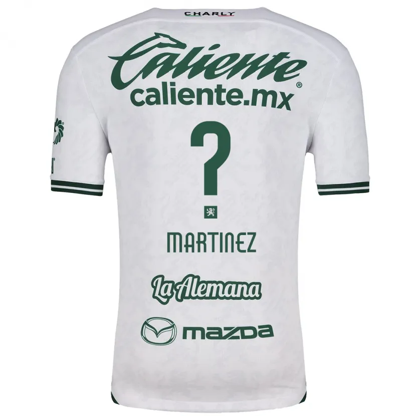 Danxen Mulher Camisola Edson Martínez #0 Branco Verde Alternativa 2024/25 Camisa
