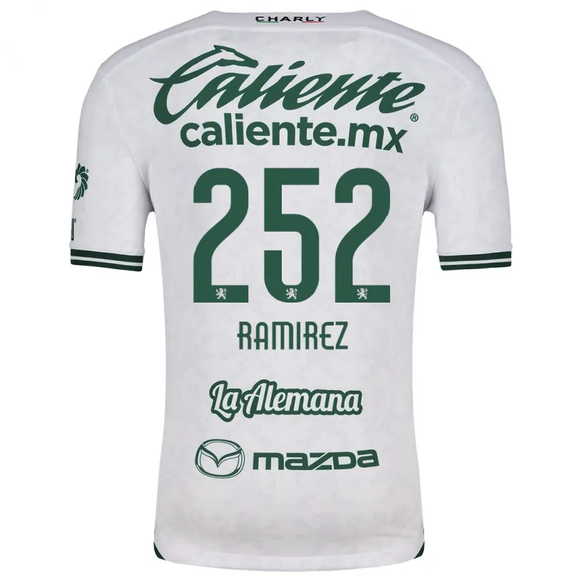Danxen Mulher Camisola Luis Ramírez #252 Branco Verde Alternativa 2024/25 Camisa