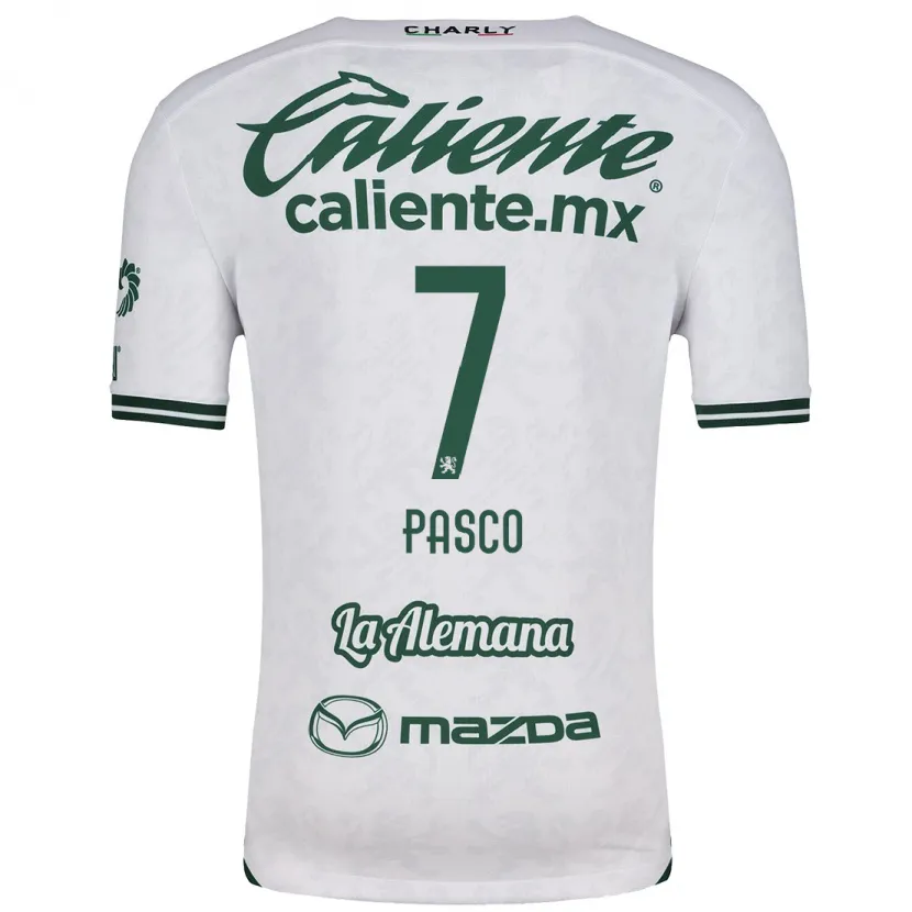 Danxen Mulher Camisola Madeleine Pasco #7 Branco Verde Alternativa 2024/25 Camisa