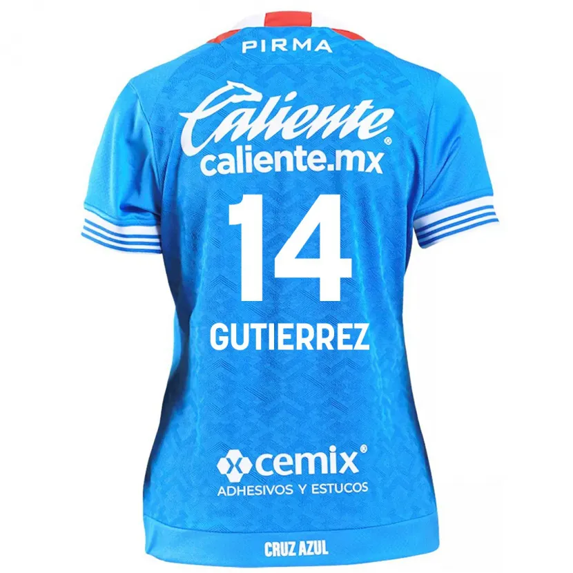 Danxen Criança Camisola Alexis Gutiérrez #14 Céu Azul Principal 2024/25 Camisa