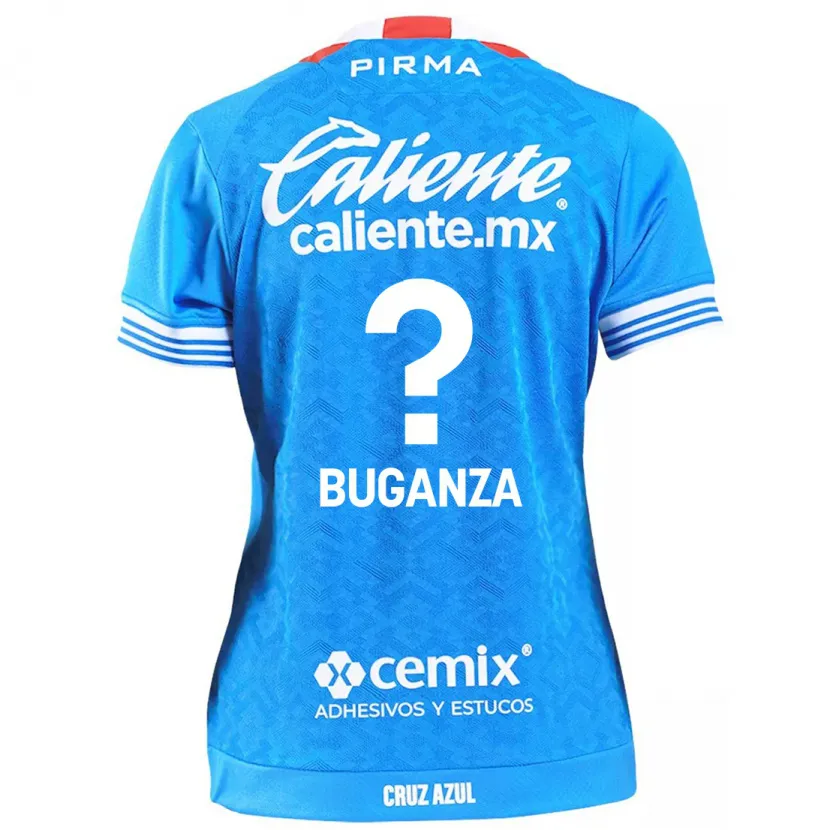 Danxen Criança Camisola Franco Buganza #0 Céu Azul Principal 2024/25 Camisa