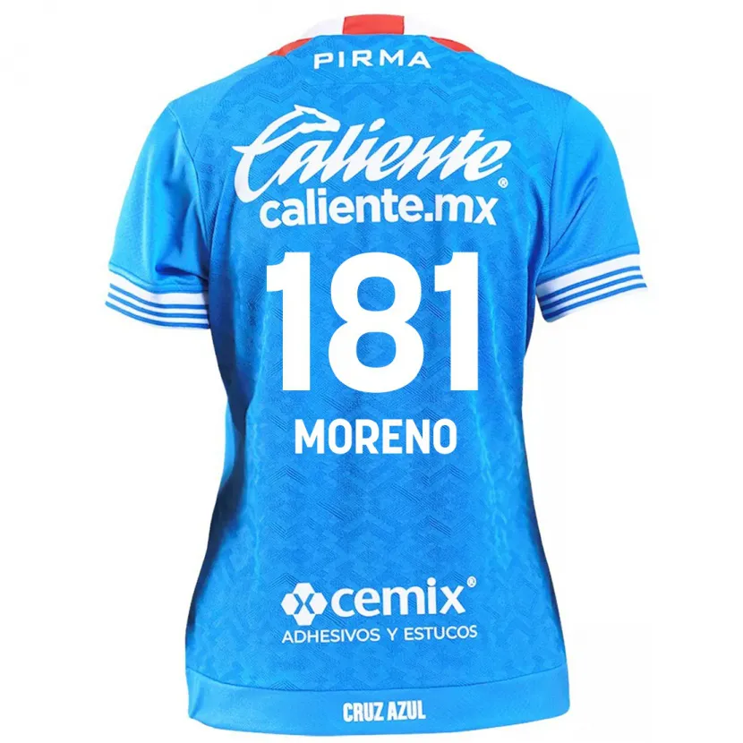 Danxen Criança Camisola Roberto Moreno #181 Céu Azul Principal 2024/25 Camisa