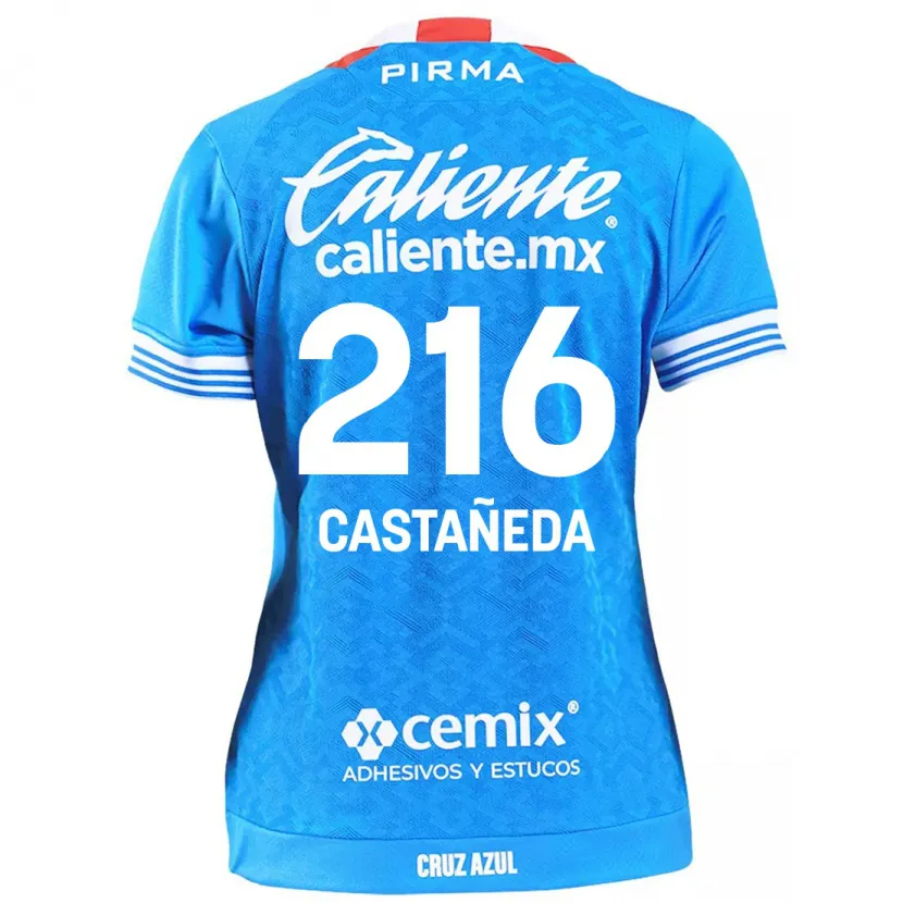 Danxen Criança Camisola Ian Castañeda #216 Céu Azul Principal 2024/25 Camisa