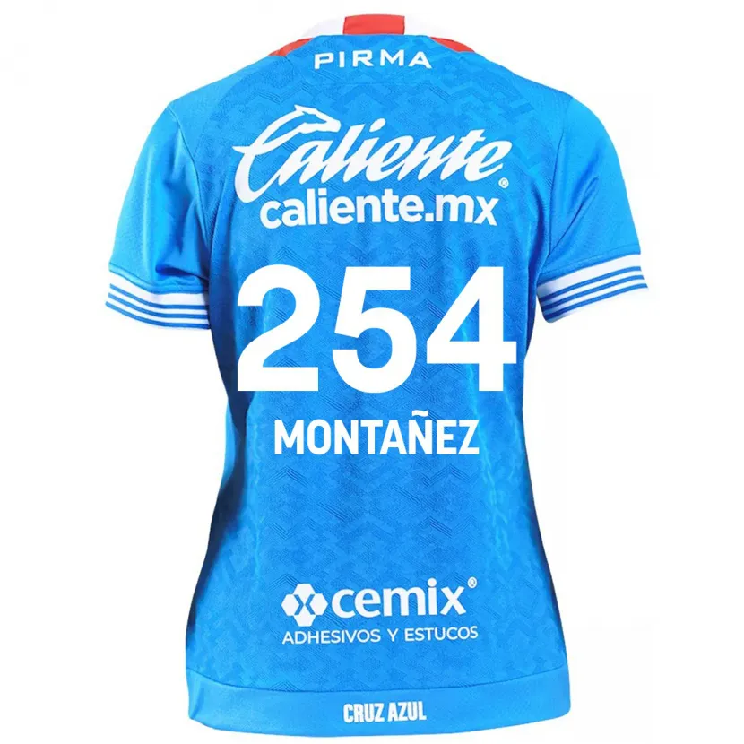 Danxen Criança Camisola Humberto Montañez #254 Céu Azul Principal 2024/25 Camisa