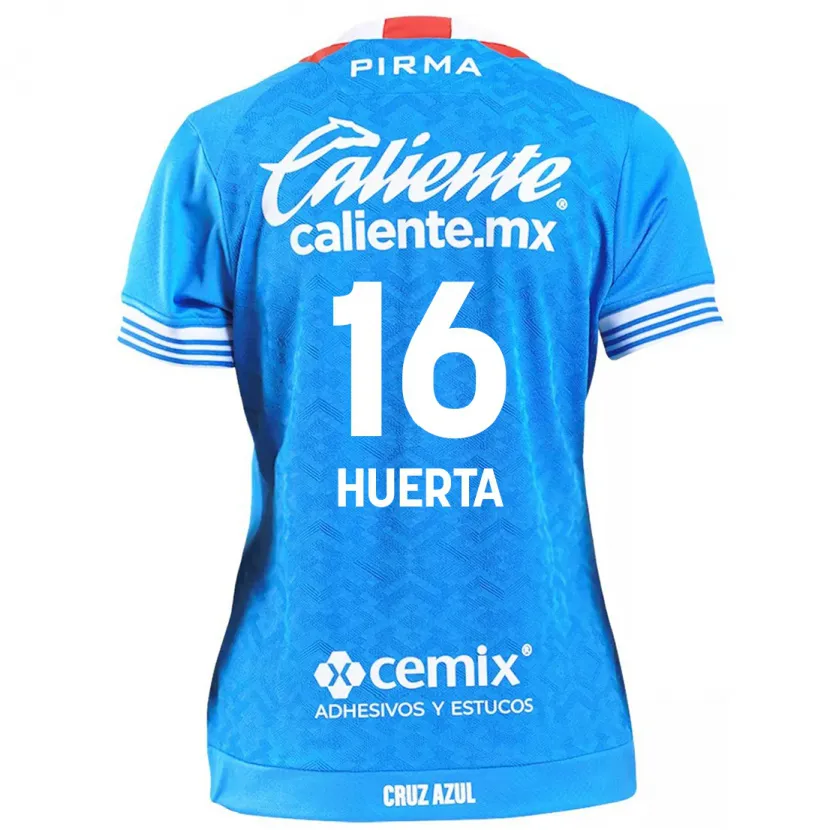 Danxen Criança Camisola Ana Gabriela Huerta #16 Céu Azul Principal 2024/25 Camisa